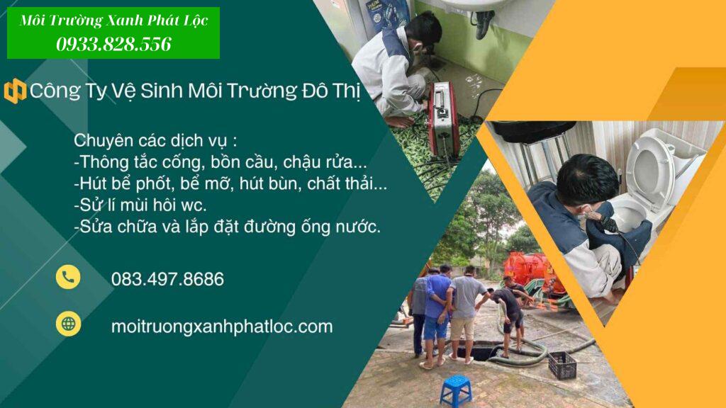 dịch vụ làm sạch môi trường , vệ sinh ùn tắc cống , bể phốt